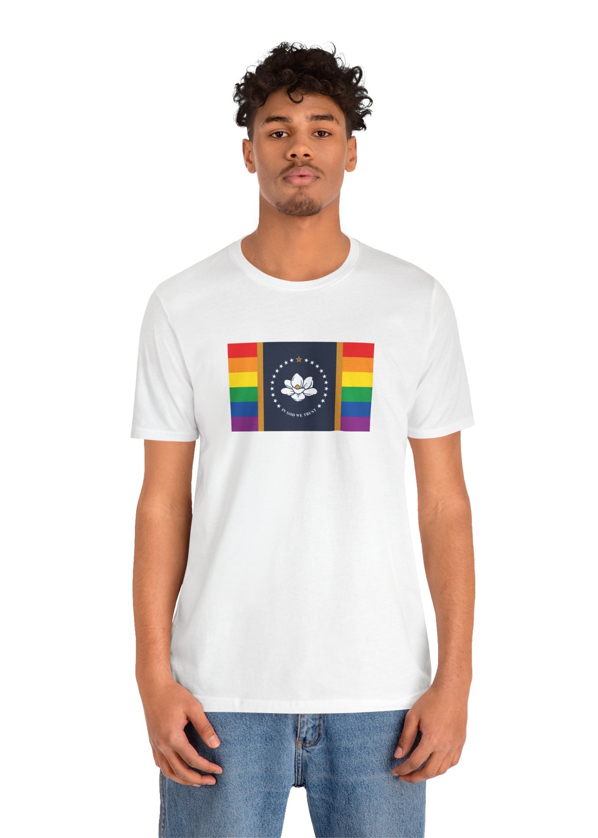 Mississippi Rainbow Pride Flag T-shirt, Several Color Options