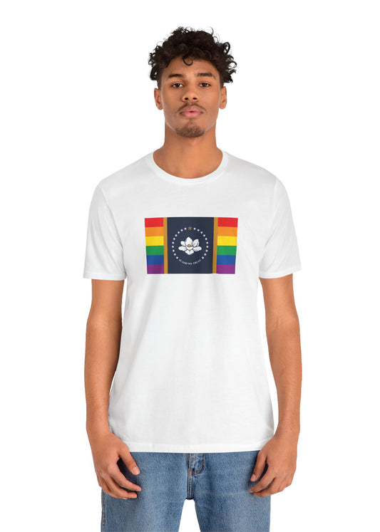 Mississippi Rainbow Pride Flag T-shirt, Several Color Options
