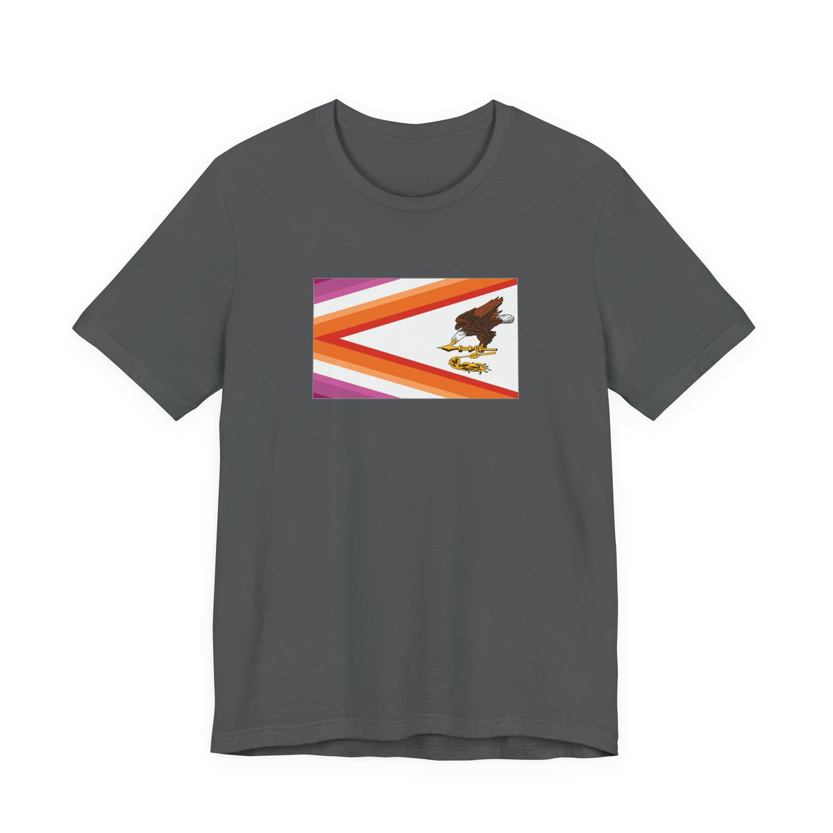 American Samoa Lesbian Pride Flag T-shirt, Several Color Options