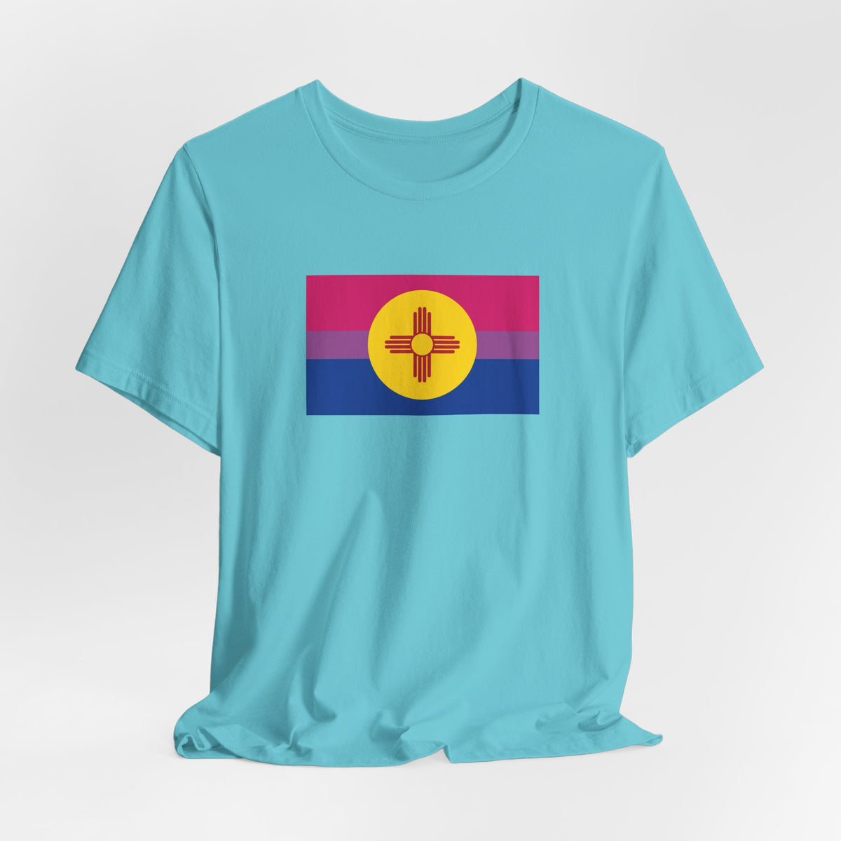 New Mexico Bisexual Pride Flag T-shirt, Several Color Options