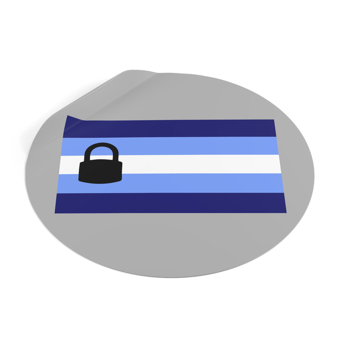 Chastity Pride/TeamLocked Pride Flag Vinyl Sticker