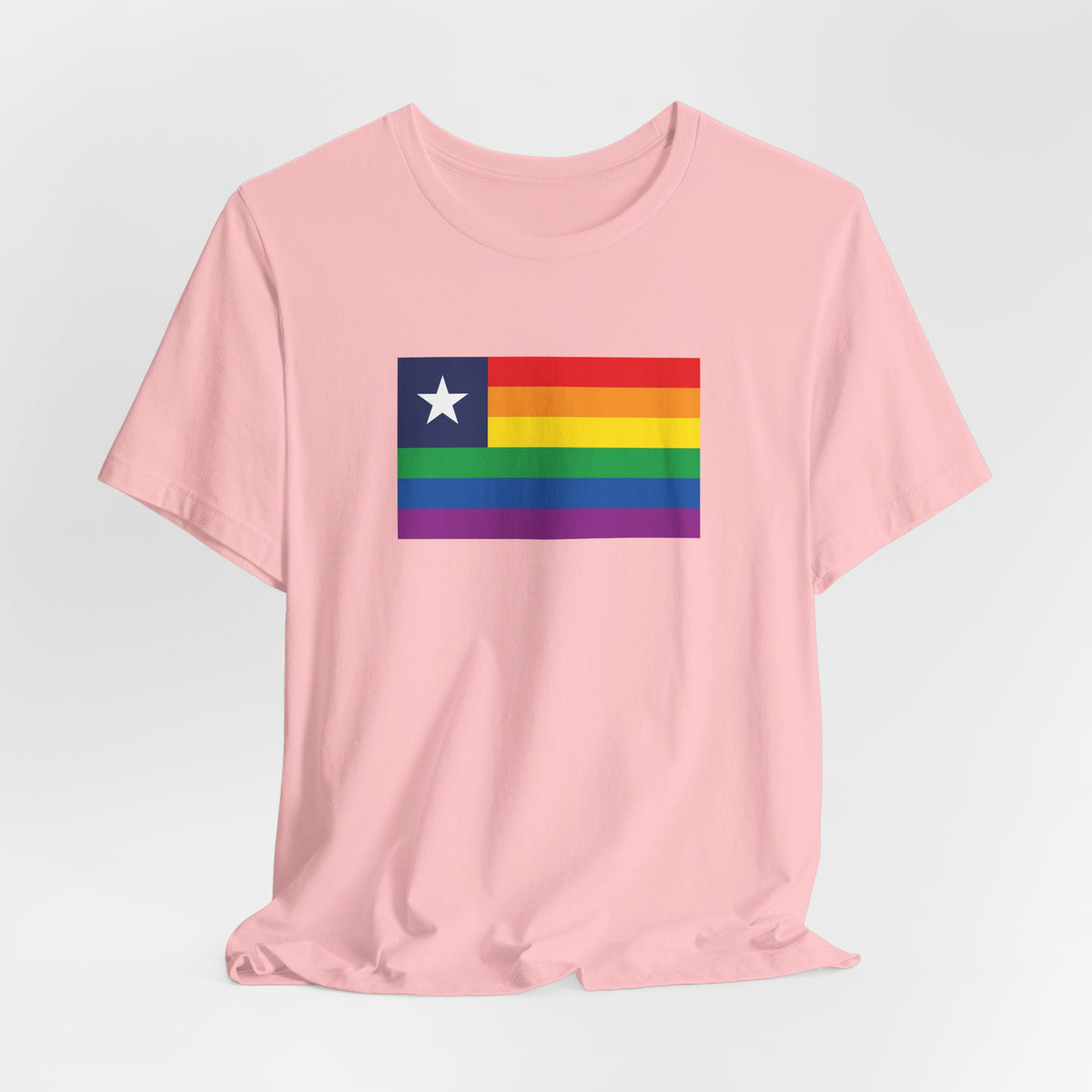 Liberia Rainbow Pride Flag T-shirt, Several Color Options