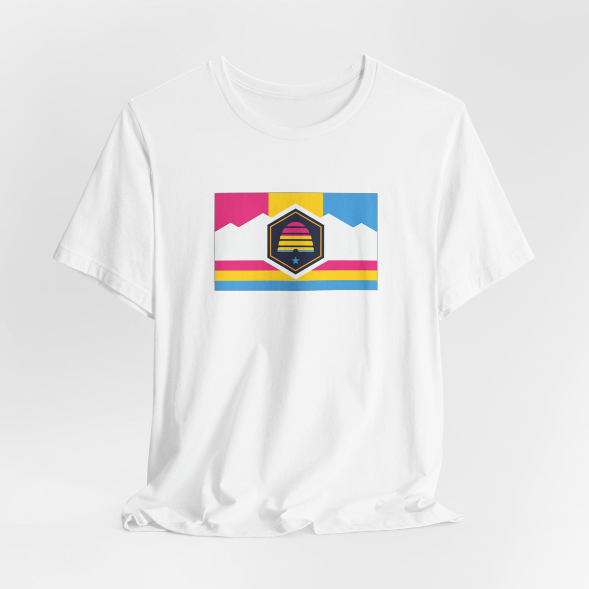 Utah Pansexual Pride Flag T-shirt, Several Color Options