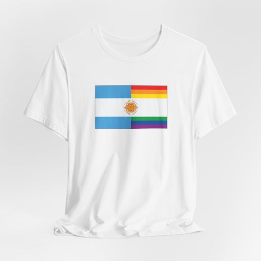 Argentina Rainbow Pride Flag T-shirt, Several Color Options