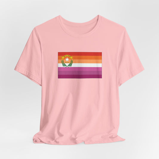 Nevada Lesbian Pride Flag T-shirt, Several Color Options