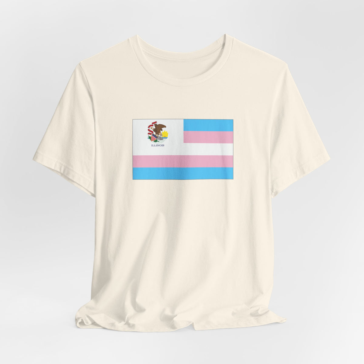 Illinois Transgender Pride Flag T-shirt, Several Color Options