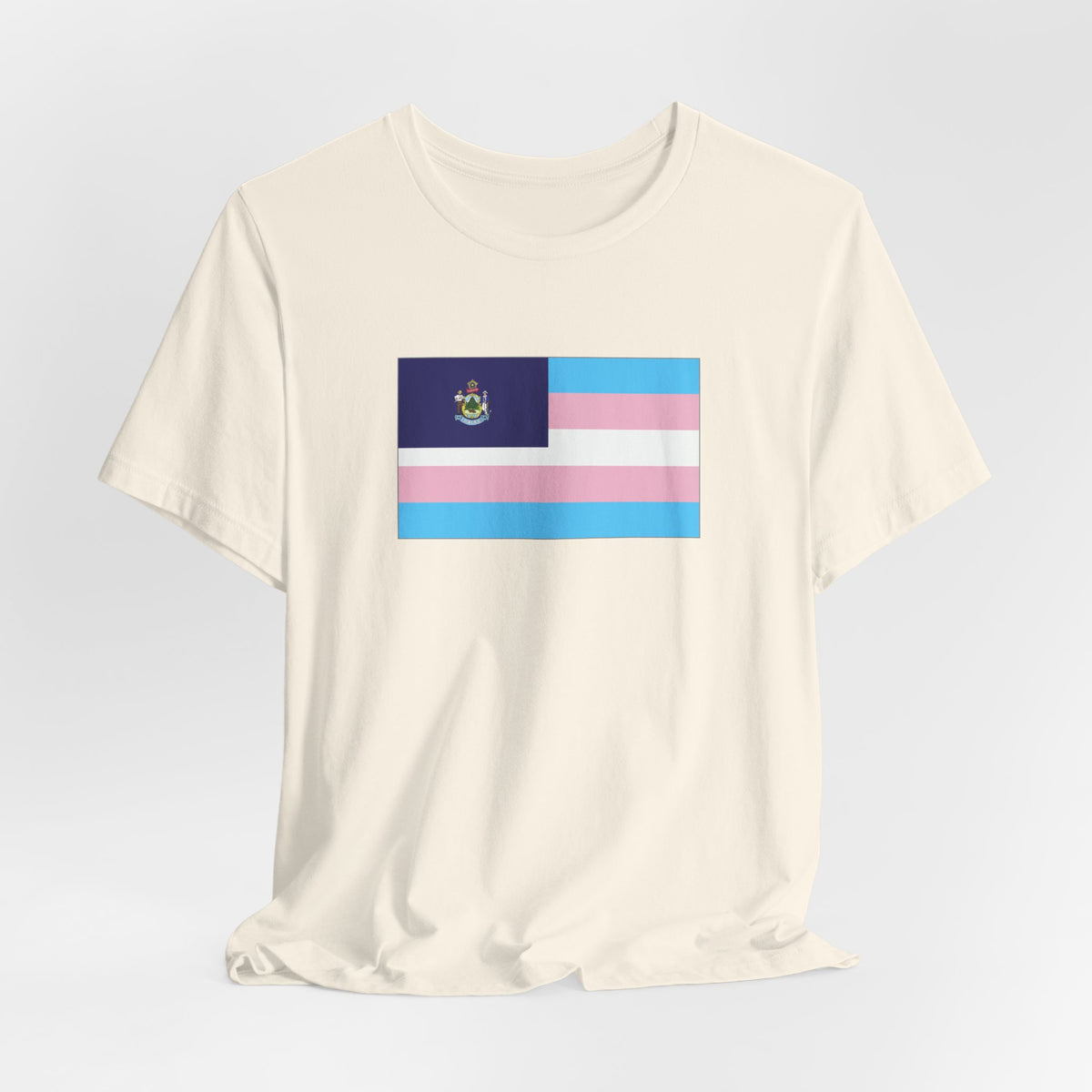 Maine Transgender Pride Flag T-shirt, Several Color Options