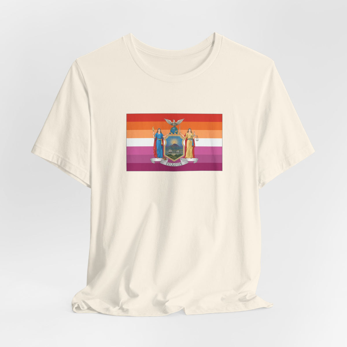 New York Lesbian Pride Flag T-shirt, Several Color Options