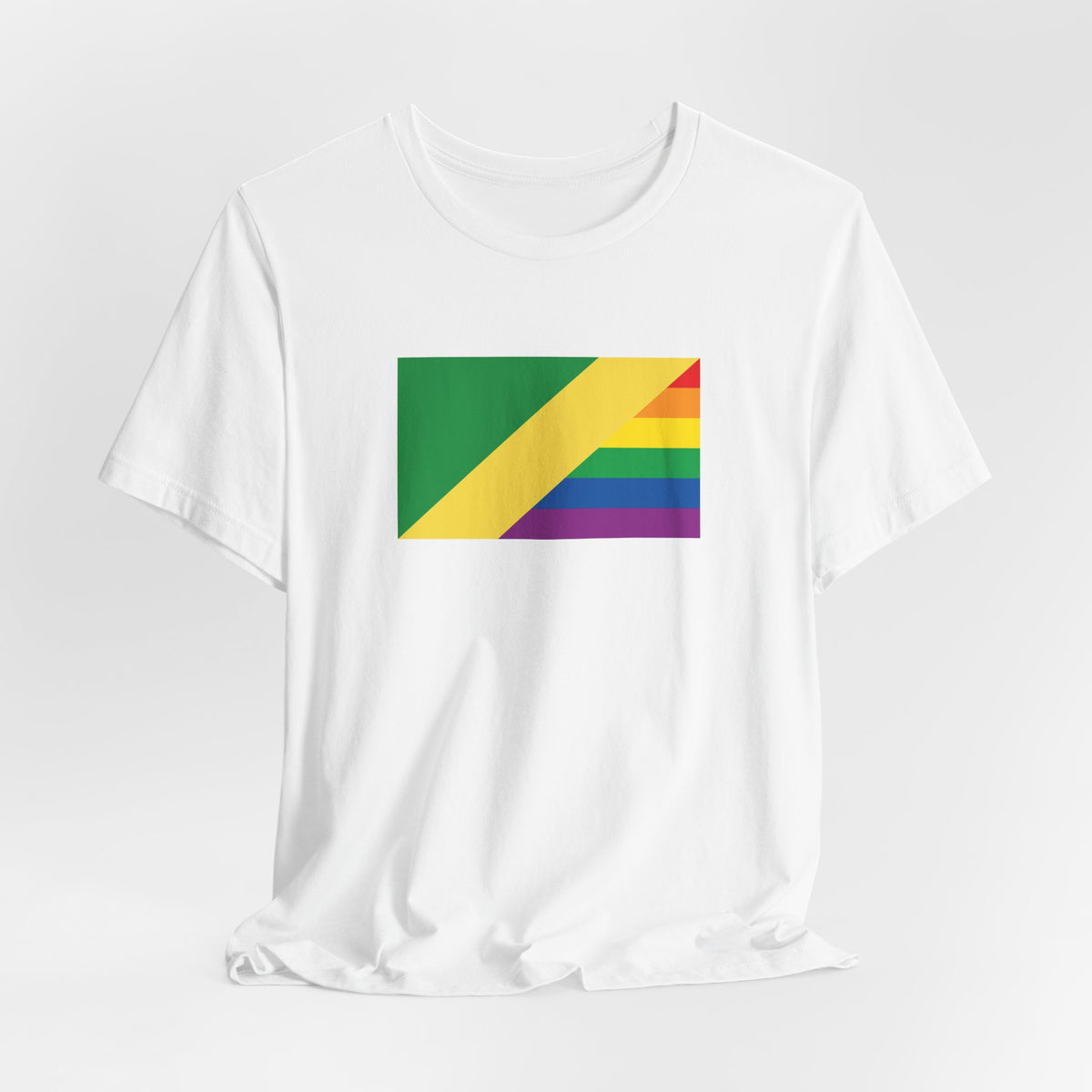 Republic of the Congo Rainbow Pride Flag T-shirt, Several Color Options