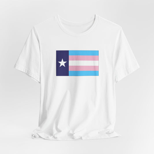 Texas Transgender Pride Flag T-shirt, Several Color Options