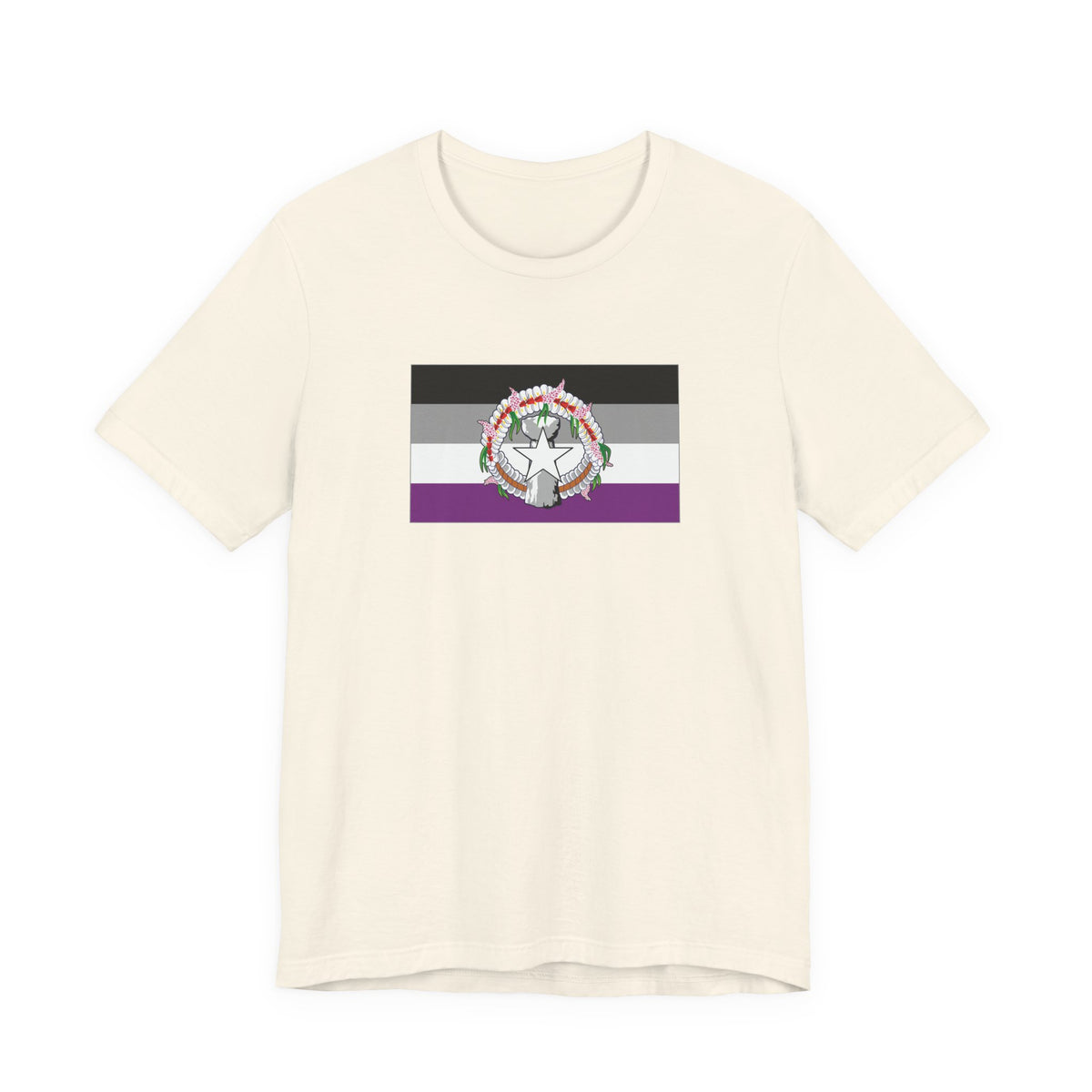 Northern Mariana Islands Asexual Pride Flag T-shirt, Several Color Options