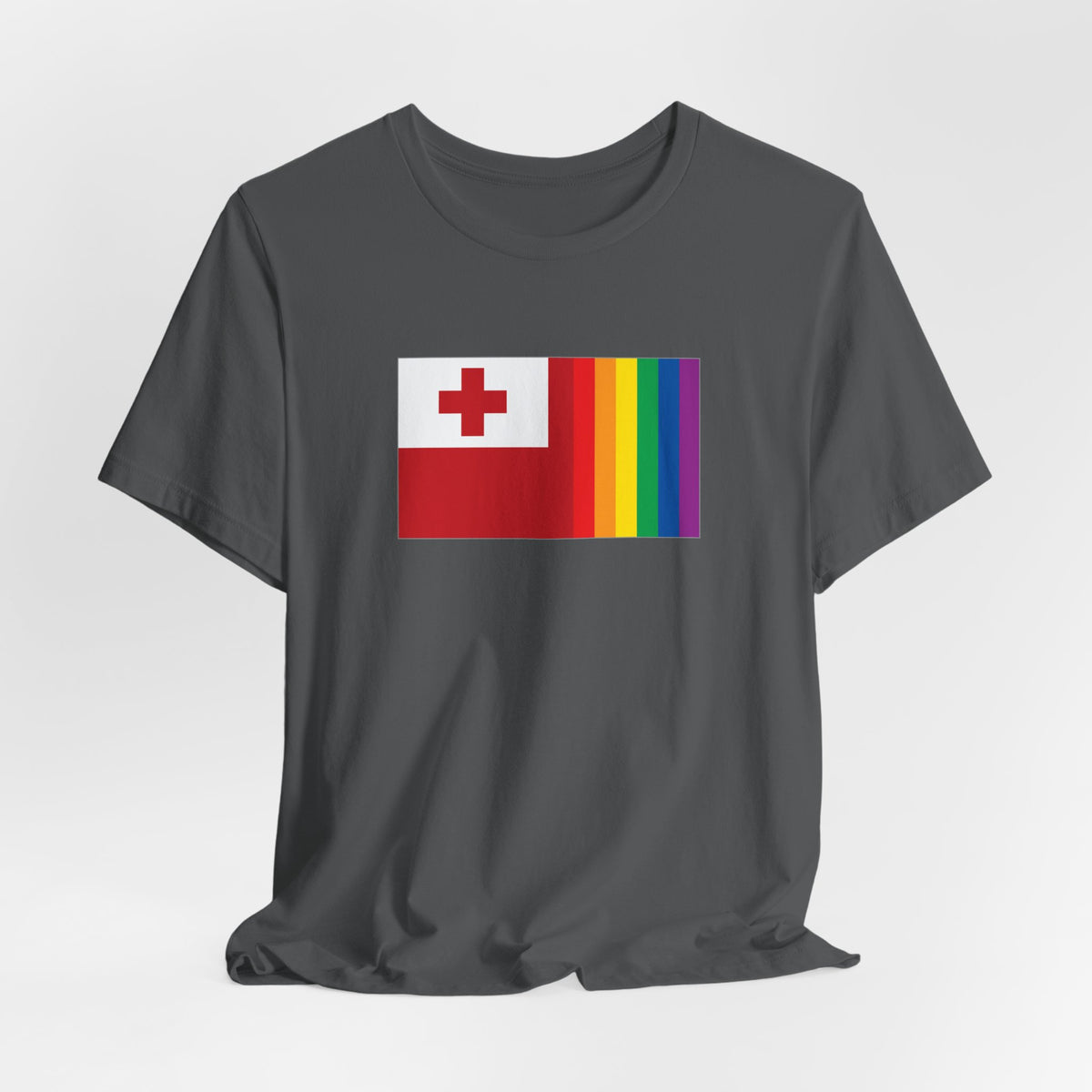 Tonga Rainbow Pride Flag T-shirt, Several Color Options