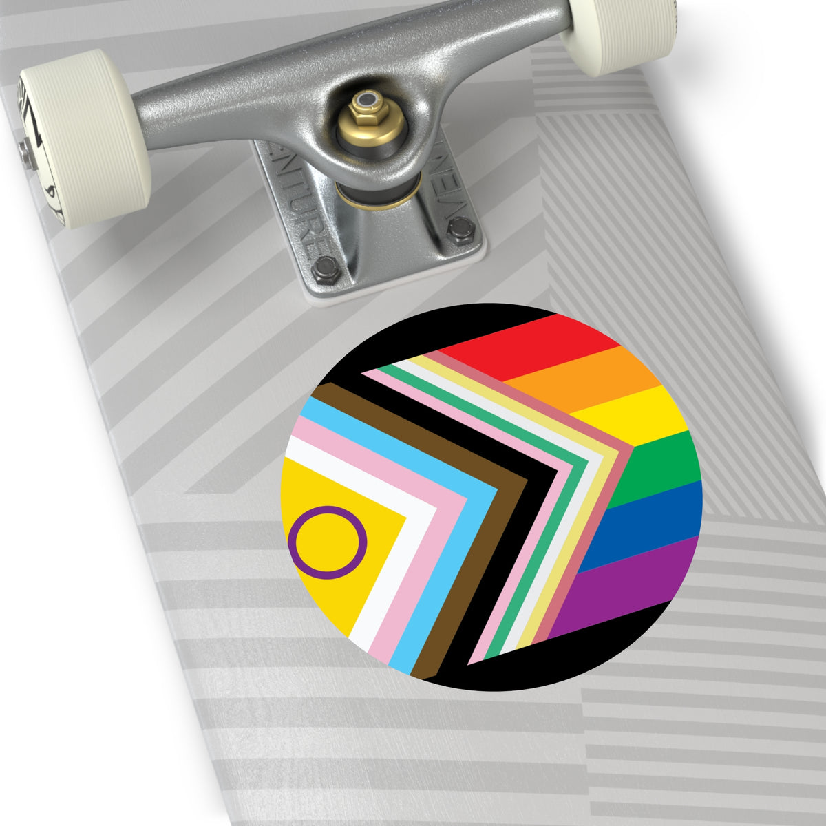 Disability Inclusive Progress Pride Flag 2 Vinyl Sticker