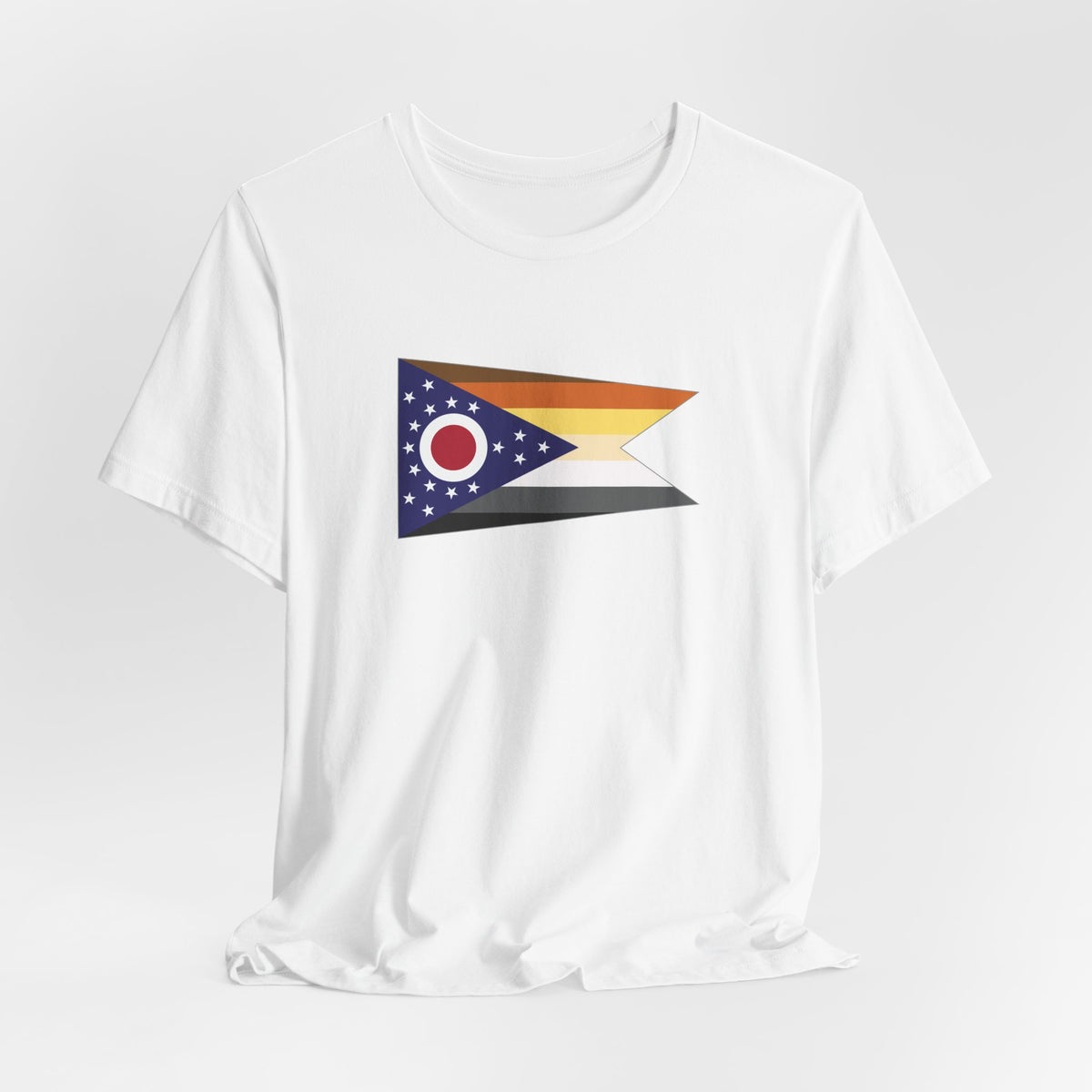 Ohio Bear Pride Flag T-shirt, Several Color Options