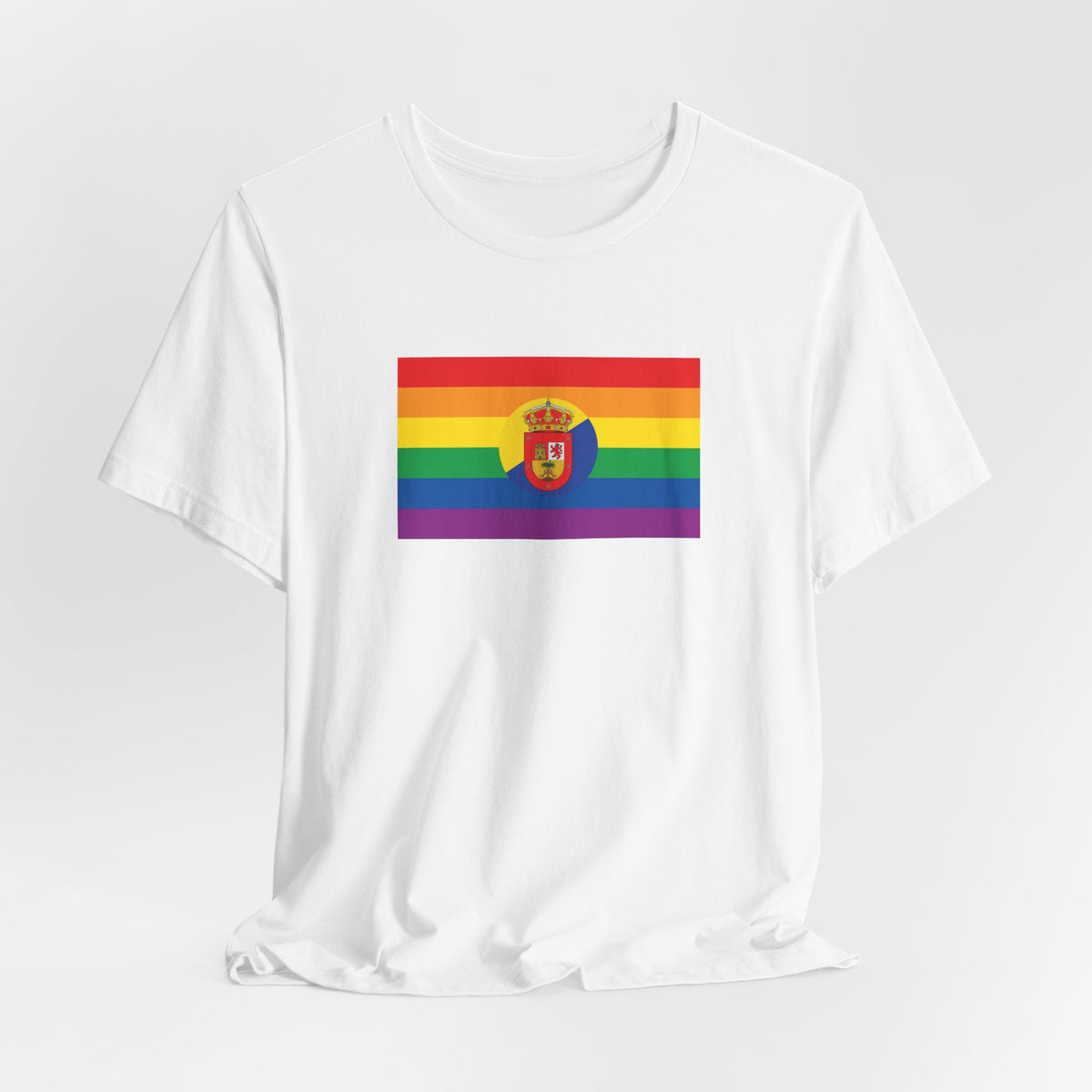 Gran Canaria, Spain Rainbow Pride Flag T-shirt, Several Color Options
