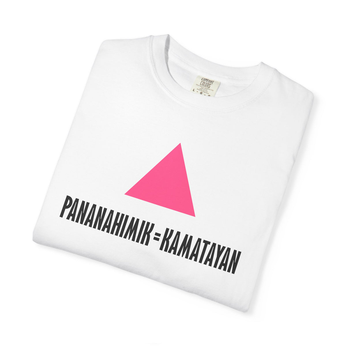 SILENCE = DEATH (Filipino) Iconic Graphic Tee, White