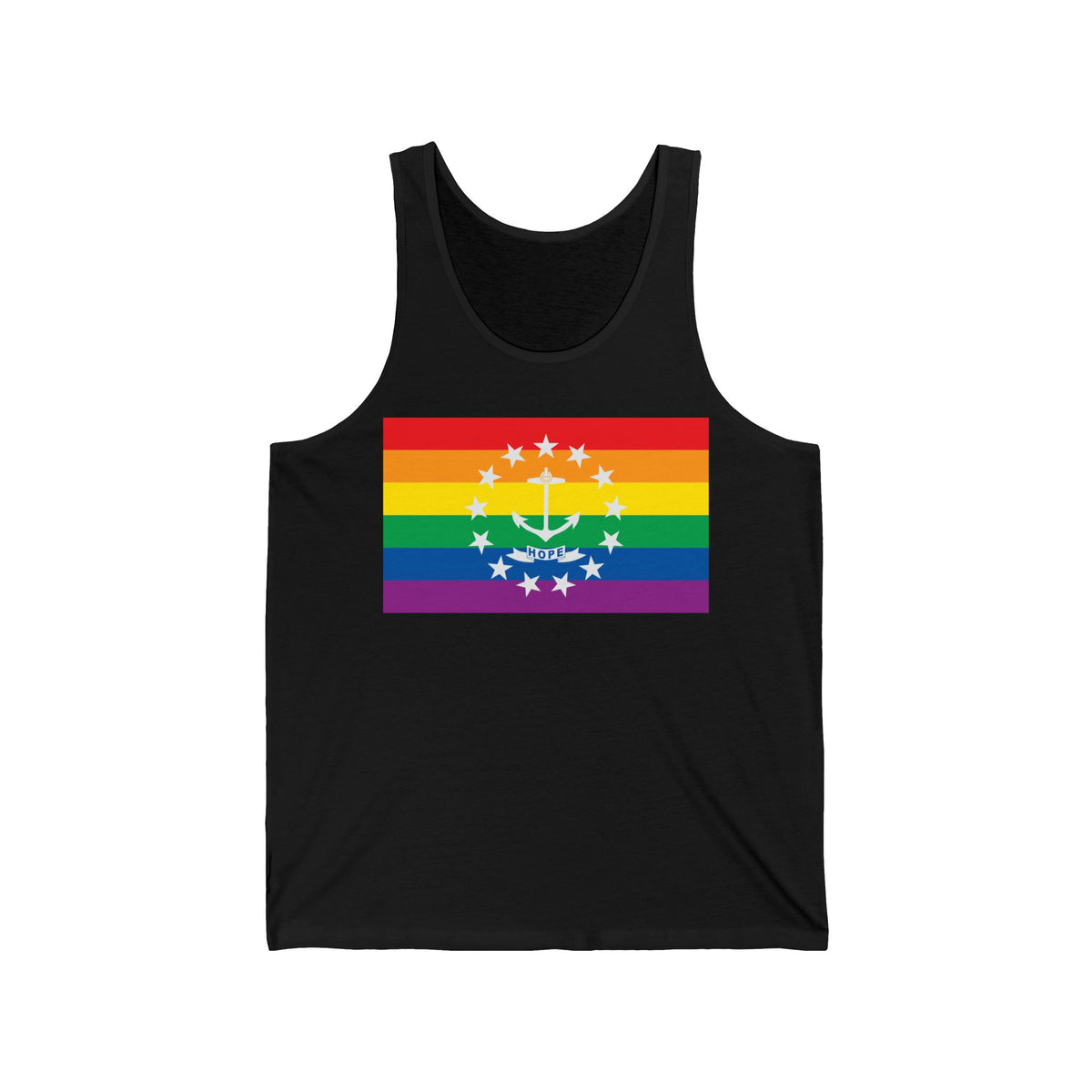 Pennsylvania Rainbow Pride Flag Jersey Tank