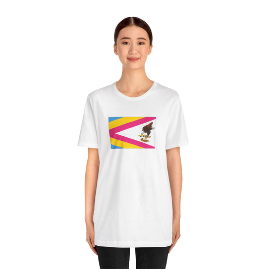 American Samoa Pansexual Pride Flag T-shirt, Several Color Options