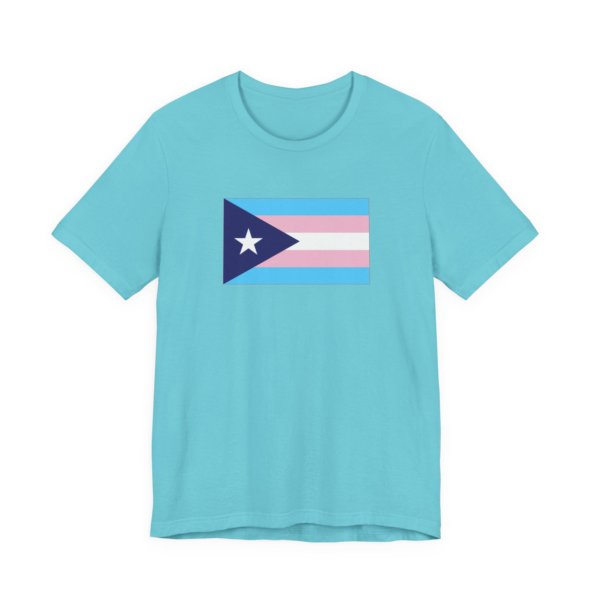 Puerto Rico Transgender Pride Flag T-shirt, Several Color Options