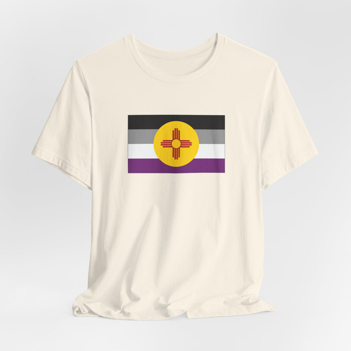 New Mexico Asexual Pride Flag T-shirt, Several Color Options