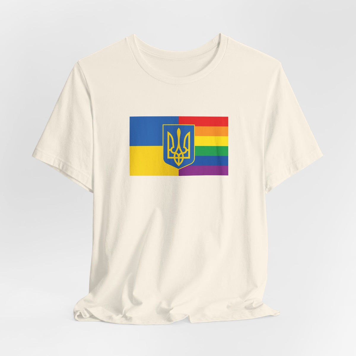 Ukraine Rainbow Pride Flag T-shirt, Several Color Options