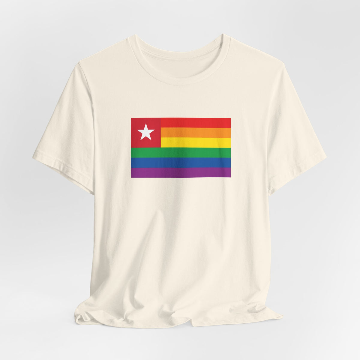Togo Rainbow Pride Flag T-shirt, Several Color Options