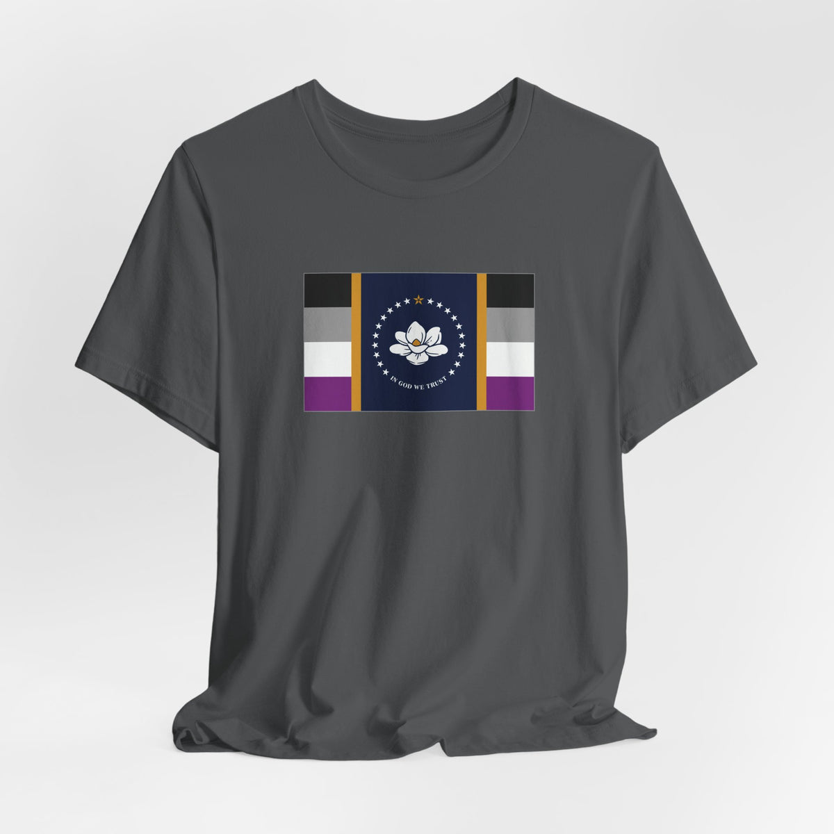 Mississippi Asexual Pride Flag T-shirt, Several Color Options