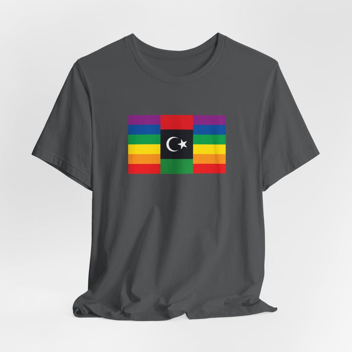 Libya Rainbow Pride Flag T-shirt, Several Color Options