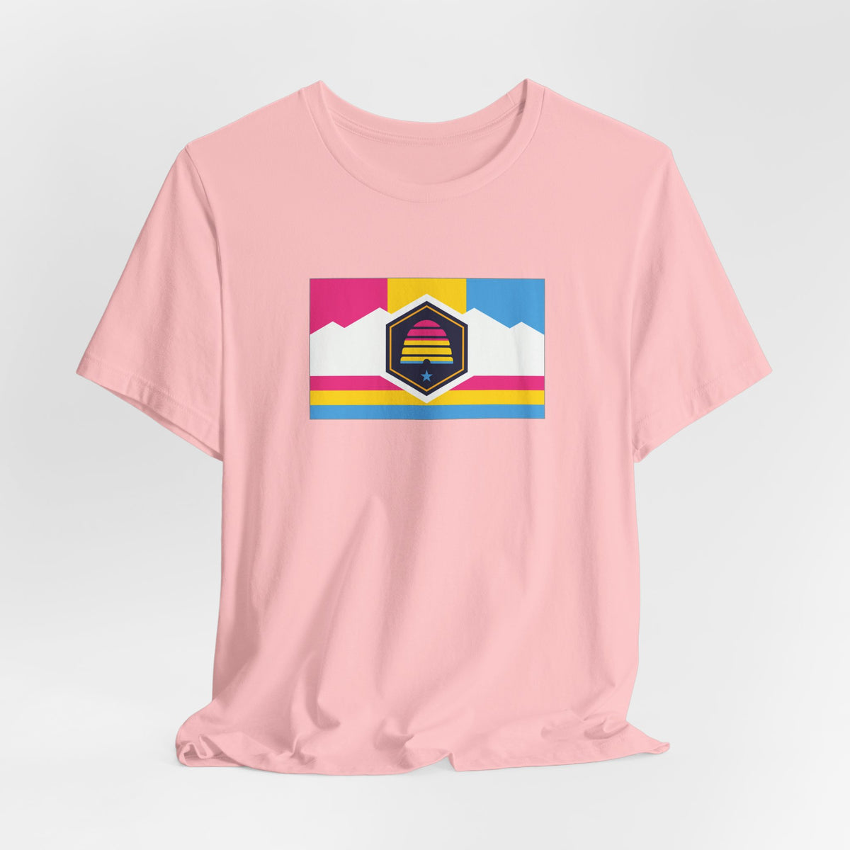 Utah Pansexual Pride Flag T-shirt, Several Color Options