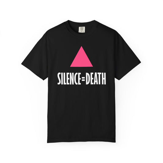 SILENCE = DEATH Iconic Graphic Tee, Black