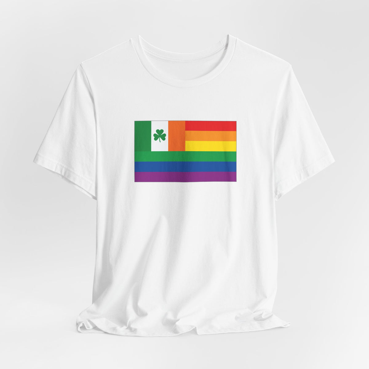 Ireland Rainbow Pride Flag T-shirt, Several Color Options