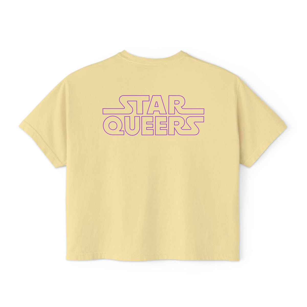 Star Queers Women's Boxy Tee - Retro Graphic T-Shirt