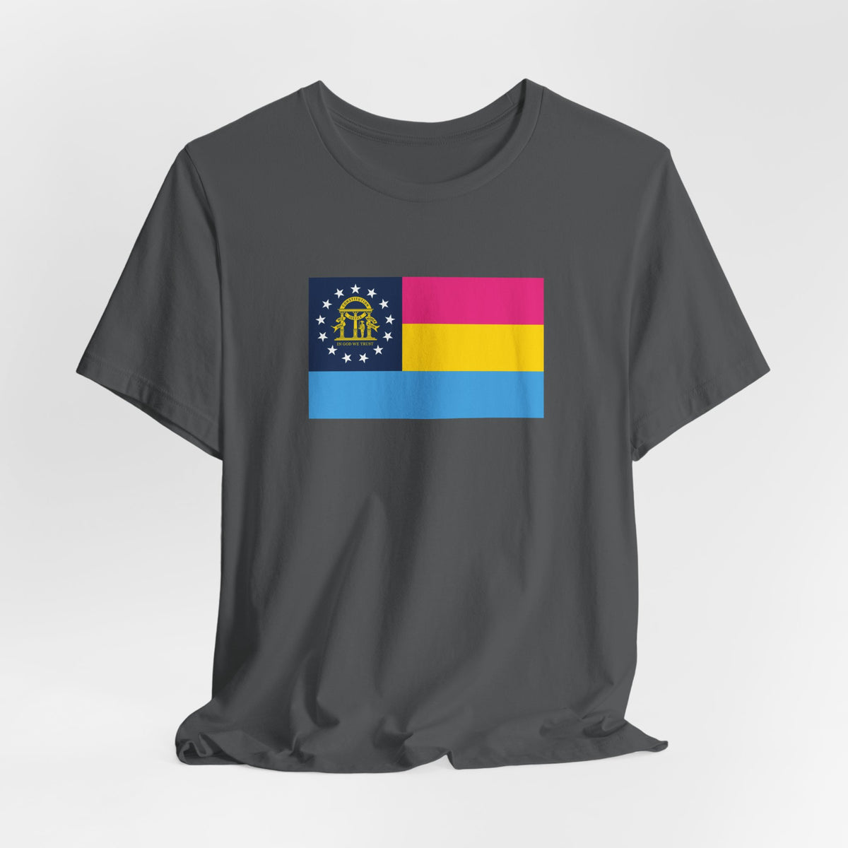 Georgia Pansexual Pride Flag T-shirt, Several Color Options