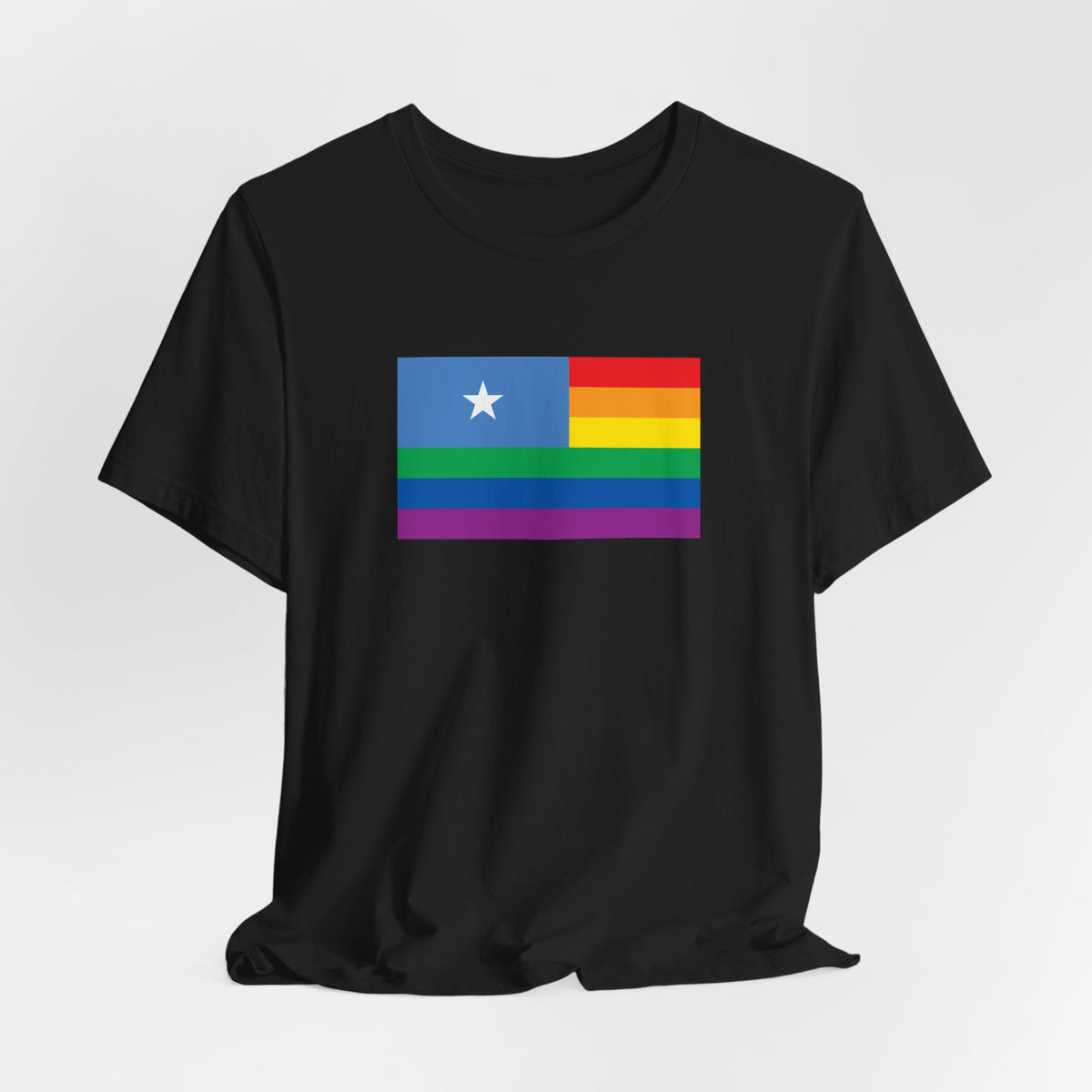 Somalia Rainbow Pride Flag T-shirt, Several Color Options