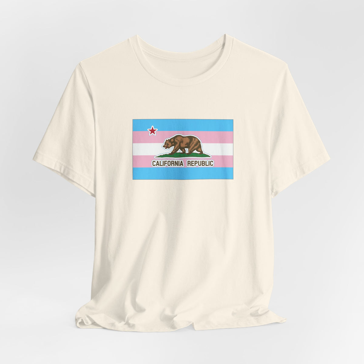 California Transgender Pride Flag T-shirt, Several Color Options