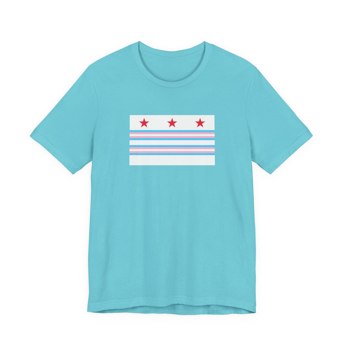 Washington, D.C. Transgender Pride Flag T-shirt, Several Color Options