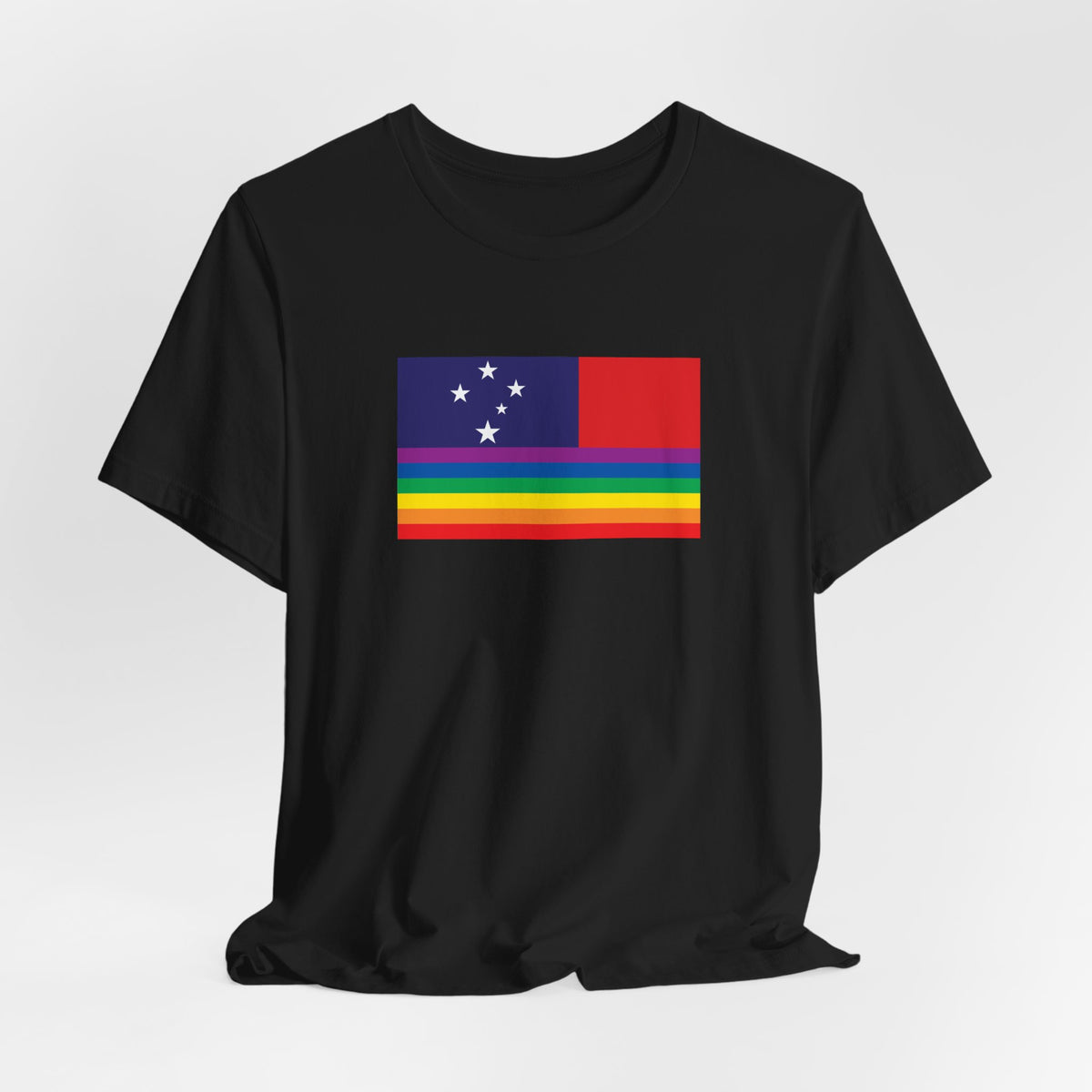 Samoa Rainbow Pride Flag T-shirt, Several Color Options