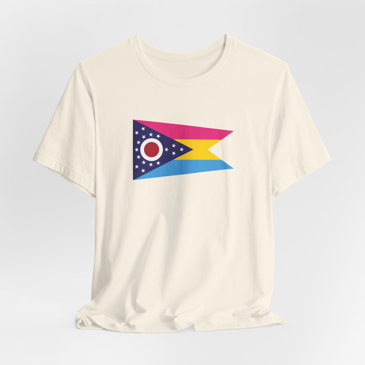 Ohio Pansexual Pride Flag T-shirt, Several Color Options