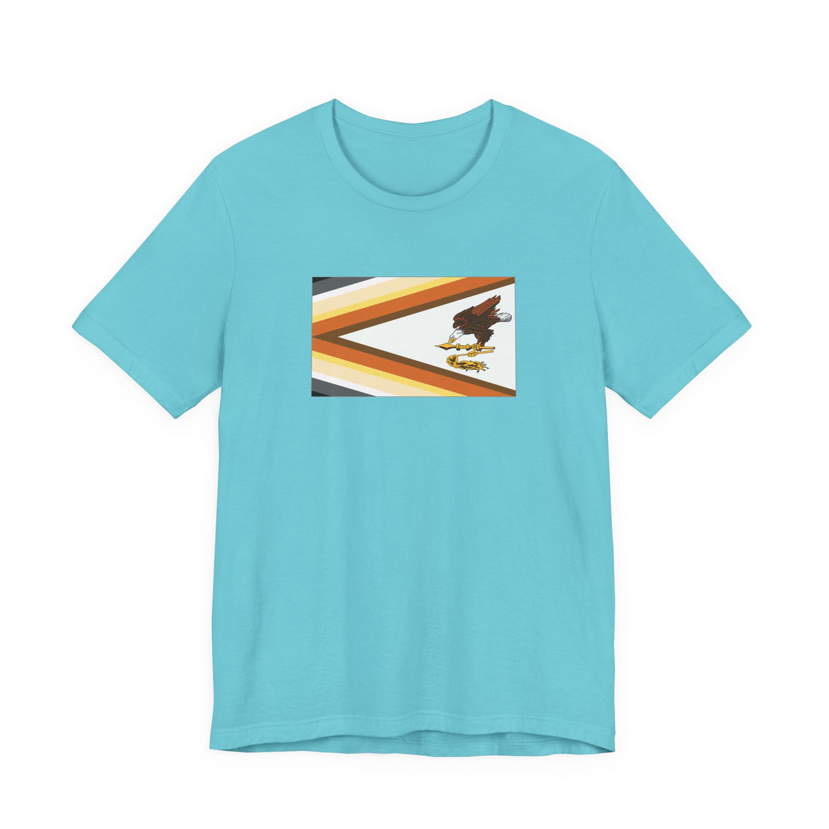 American Samoa Bear Pride Flag T-shirt, Several Color Options