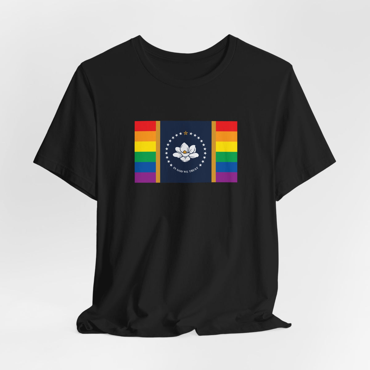 Mississippi Rainbow Pride Flag T-shirt, Several Color Options