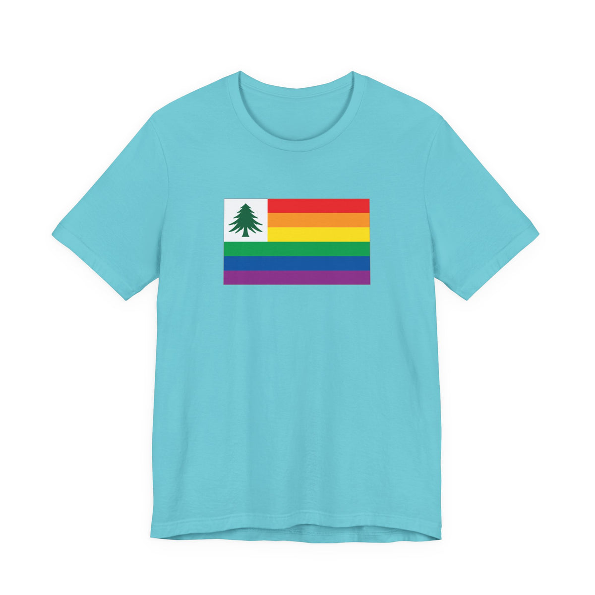 New England Rainbow Pride Flag T-shirt, Several Color Options