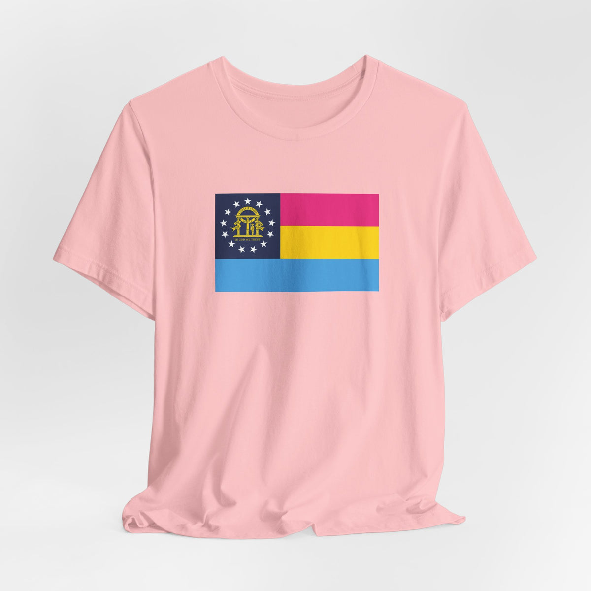 Georgia Pansexual Pride Flag T-shirt, Several Color Options