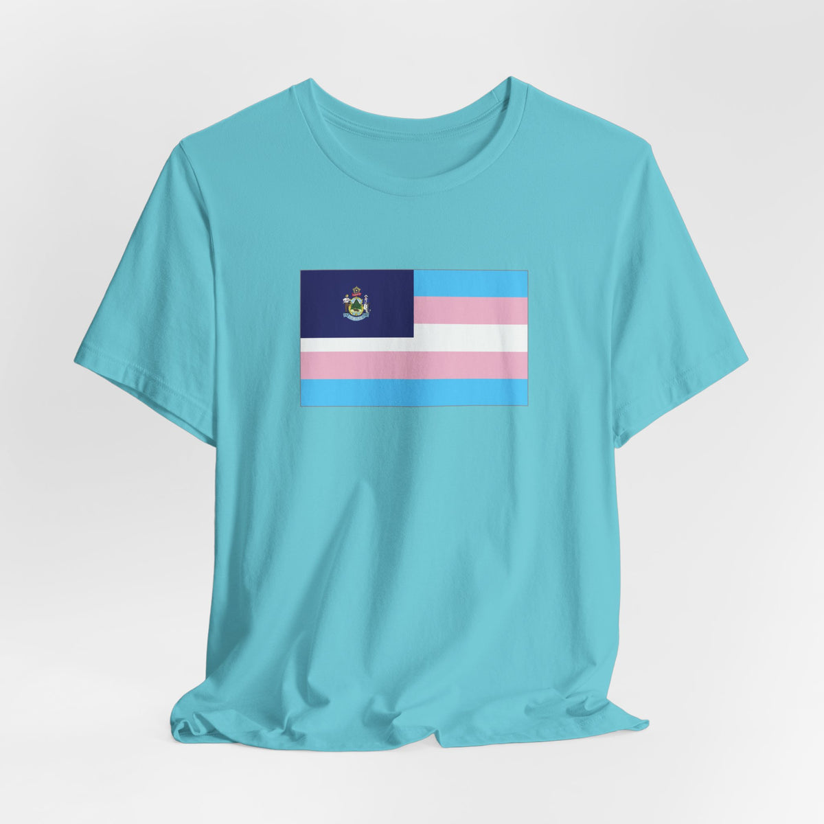 Maine Transgender Pride Flag T-shirt, Several Color Options