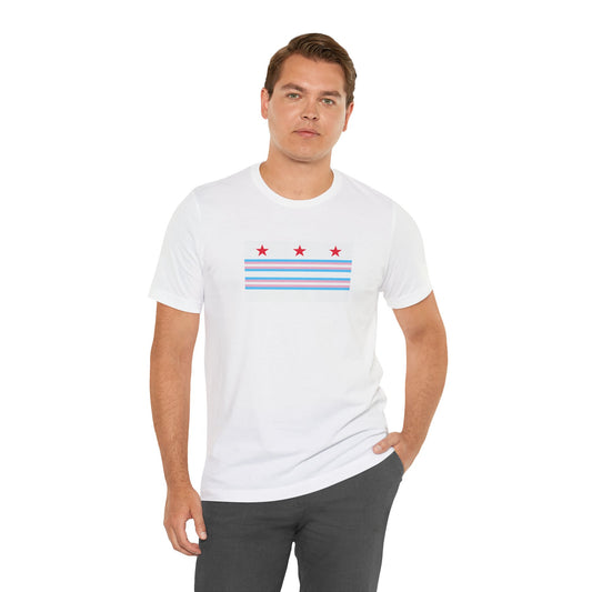 Washington, D.C. Transgender Pride Flag T-shirt, Several Color Options