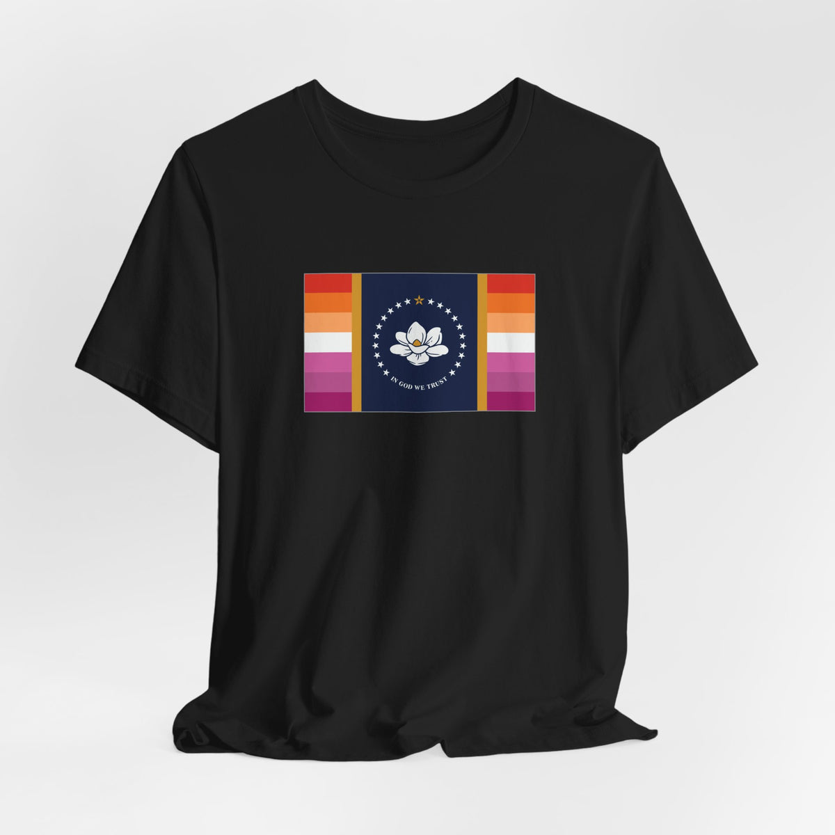 Mississippi Lesbian Pride Flag T-shirt, Several Color Options