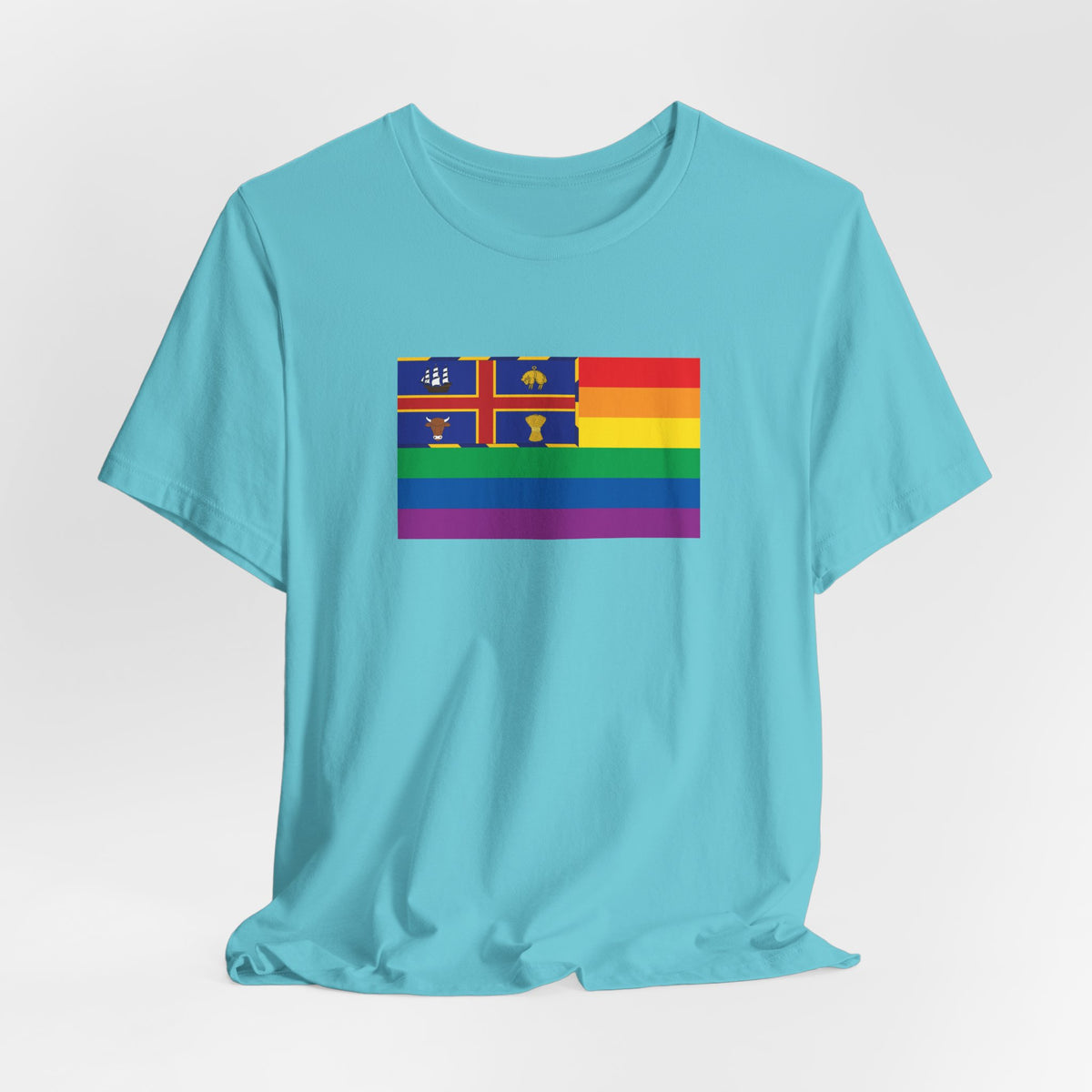 Adelaide, Australia Rainbow Pride Flag T-shirt, Several Color Options