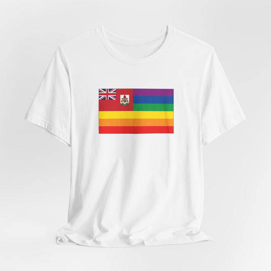 Bermuda Rainbow Pride Flag T-shirt, Several Color Options