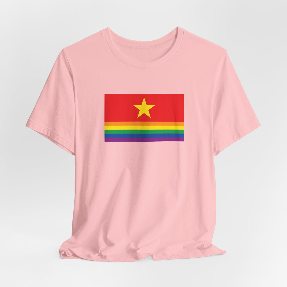 Vietnam Rainbow Pride Flag T-shirt, Several Color Options
