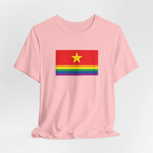 Vietnam Rainbow Pride Flag T-shirt, Several Color Options