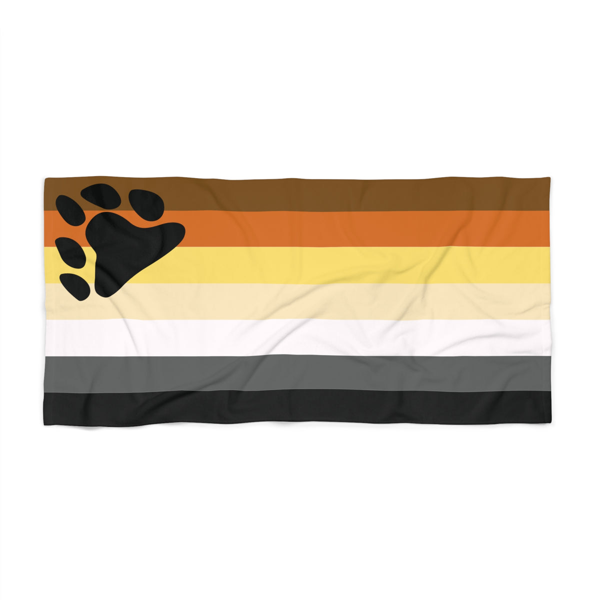 Bear Pride Flag Beach Towel